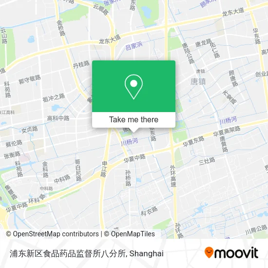 浦东新区食品药品监督所八分所 map