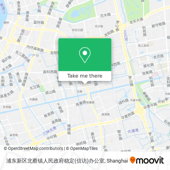 浦东新区北蔡镇人民政府稳定(信访)办公室 map