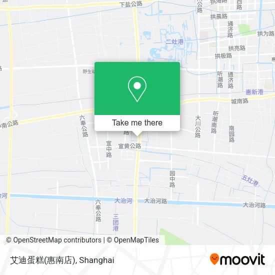 艾迪蛋糕(惠南店) map