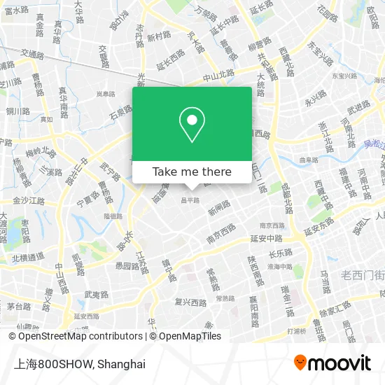 上海800SHOW map