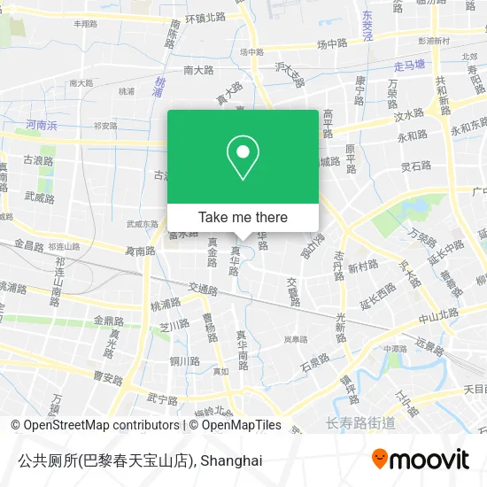 公共厕所(巴黎春天宝山店) map