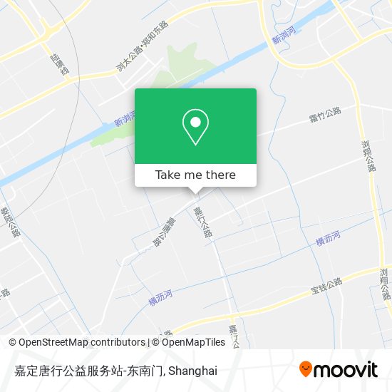 嘉定唐行公益服务站-东南门 map