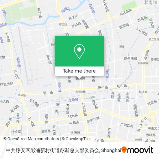 中共静安区彭浦新村街道彭新总支部委员会 map