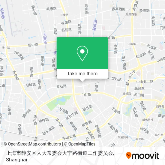 上海市静安区人大常委会大宁路街道工作委员会 map