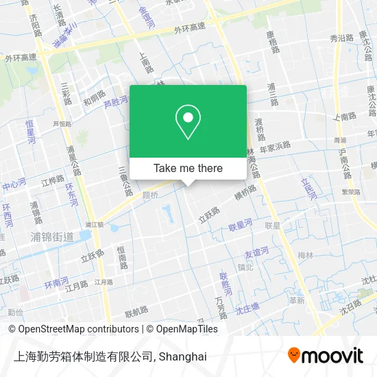 上海勤劳箱体制造有限公司 map