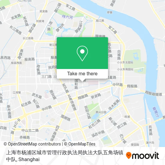上海市杨浦区城市管理行政执法局执法大队五角场镇中队 map