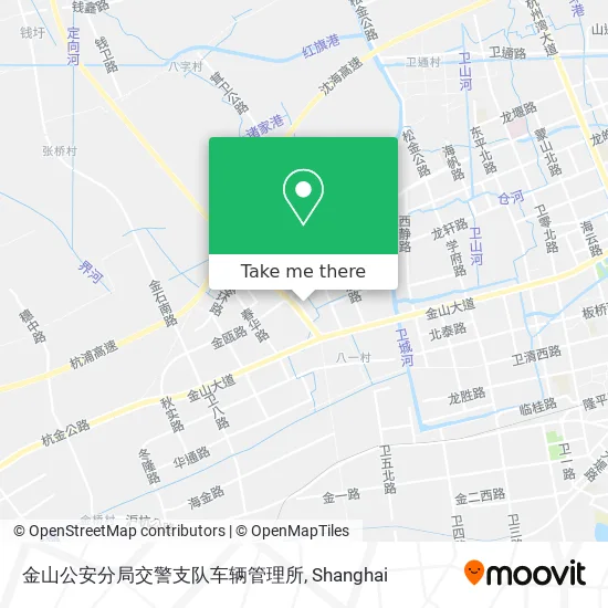 金山公安分局交警支队车辆管理所 map