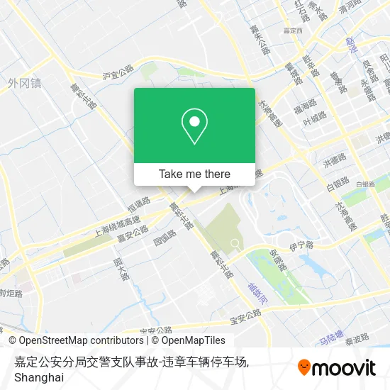嘉定公安分局交警支队事故-违章车辆停车场 map