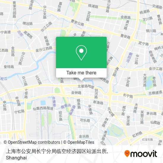 上海市公安局长宁分局临空经济园区站派出所 map