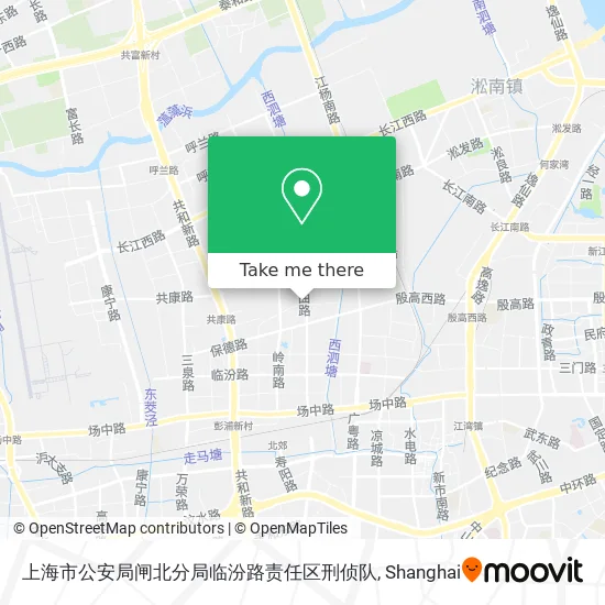 上海市公安局闸北分局临汾路责任区刑侦队 map