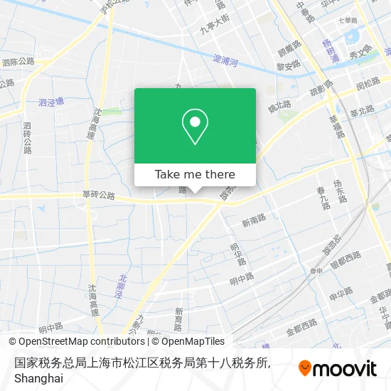 国家税务总局上海市松江区税务局第十八税务所 map