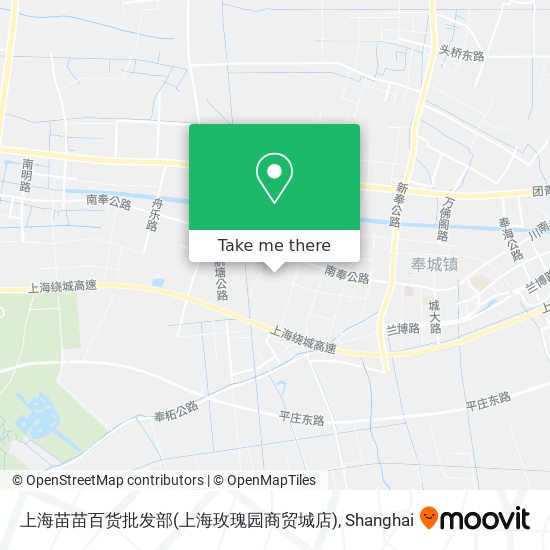上海苗苗百货批发部(上海玫瑰园商贸城店) map