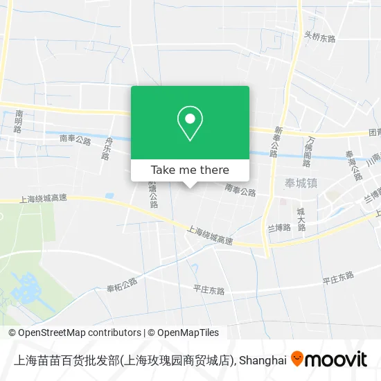 上海苗苗百货批发部(上海玫瑰园商贸城店) map