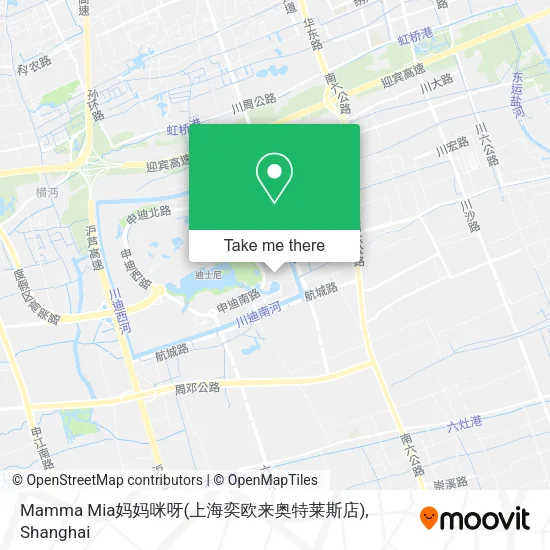 Mamma Mia妈妈咪呀(上海奕欧来奥特莱斯店) map