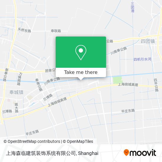上海森临建筑装饰系统有限公司 map