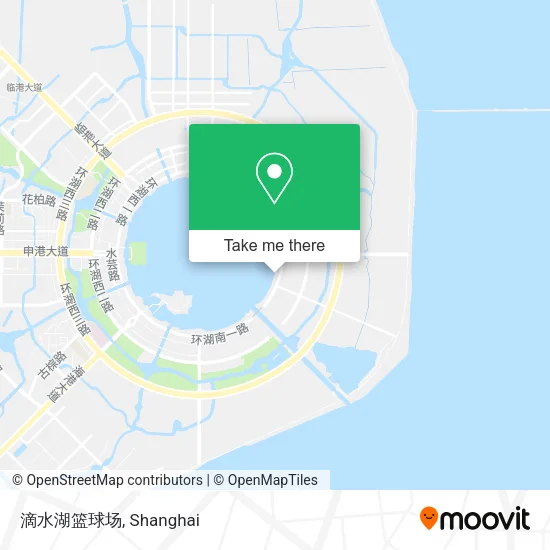 滴水湖篮球场 map