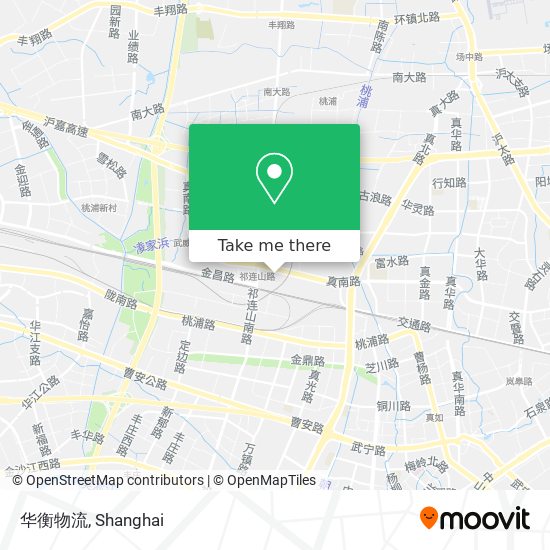 华衡物流 map