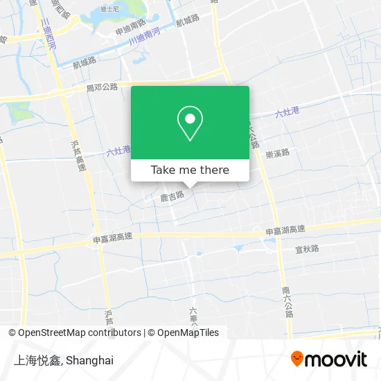 上海悦鑫 map
