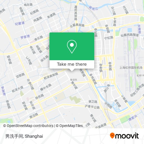 男洗手间 map