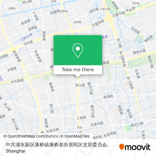中共浦东新区康桥镇康桥老街居民区支部委员会 map