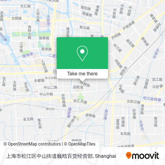 上海市松江区中山街道巍晗百货经营部 map