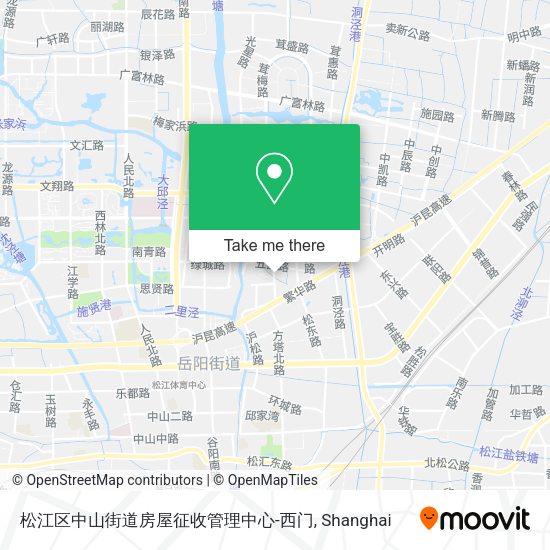松江区中山街道房屋征收管理中心-西门 map