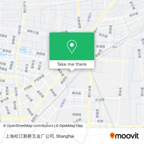 上海松江新桥五金厂公司 map