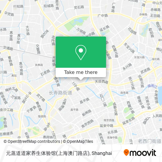 元蒸道道家养生体验馆(上海澳门路店) map