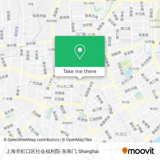 上海市虹口区社会福利院-东南门 map