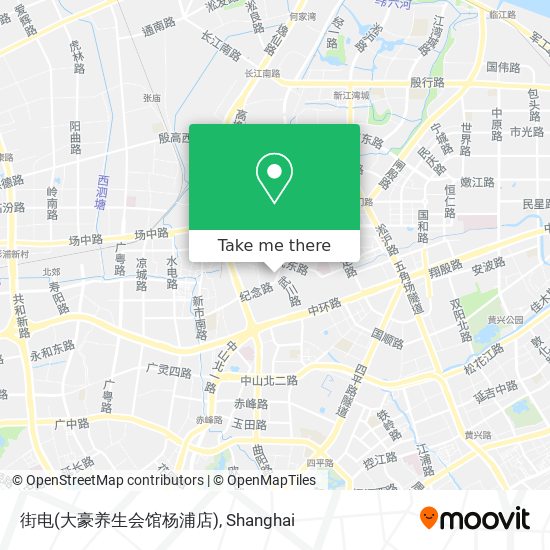街电(大豪养生会馆杨浦店) map