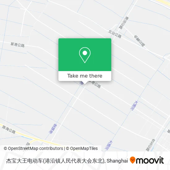 杰宝大王电动车(港沿镇人民代表大会东北) map