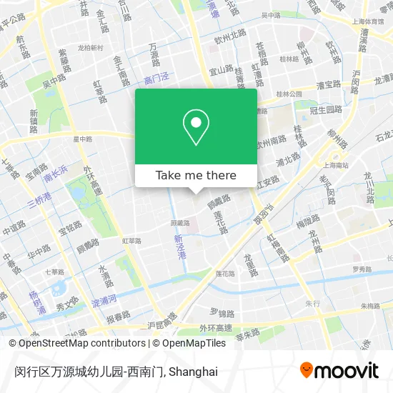 闵行区万源城幼儿园-西南门 map