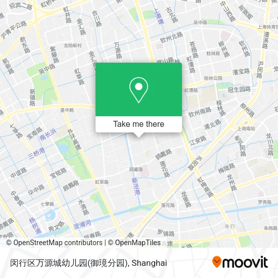 闵行区万源城幼儿园(御璄分园) map