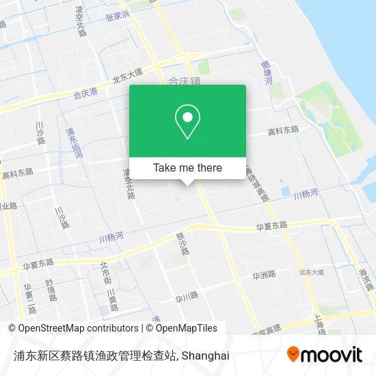 浦东新区蔡路镇渔政管理检查站 map