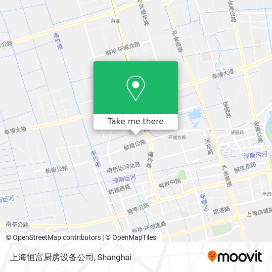 上海恒富厨房设备公司 map