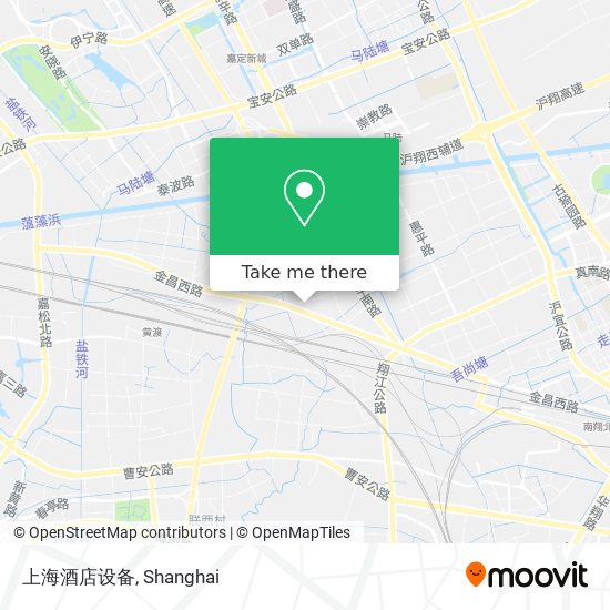 上海酒店设备 map