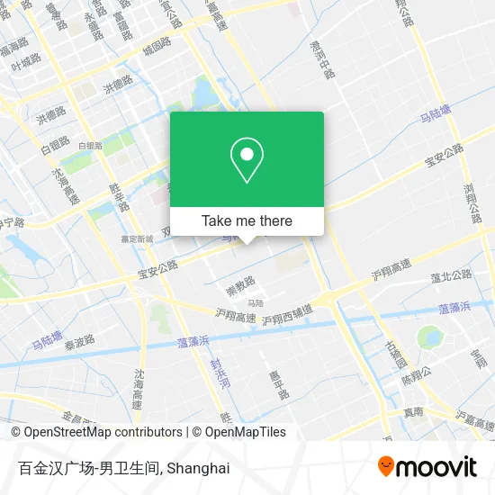 百金汉广场-男卫生间 map