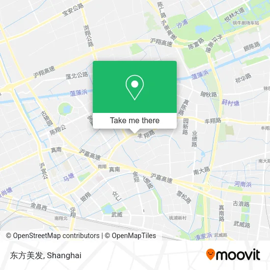 东方美发 map