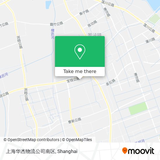 上海华杰物流公司南区 map