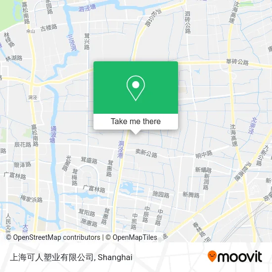 上海可人塑业有限公司 map