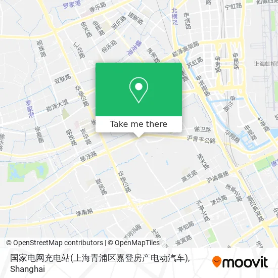 国家电网充电站(上海青浦区嘉登房产电动汽车) map