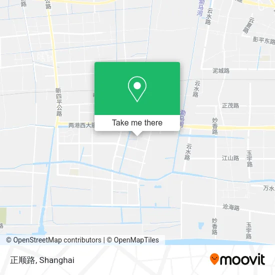 正顺路 map