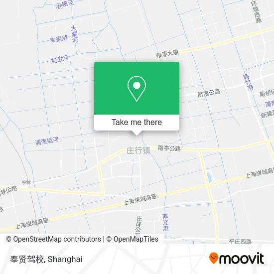 奉贤驾校 map