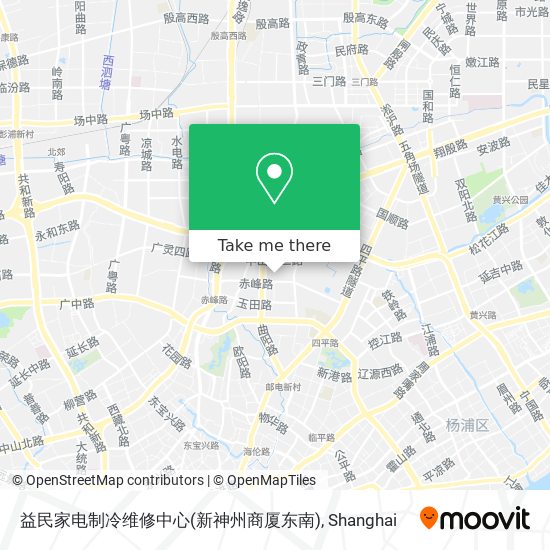 益民家电制冷维修中心(新神州商厦东南) map