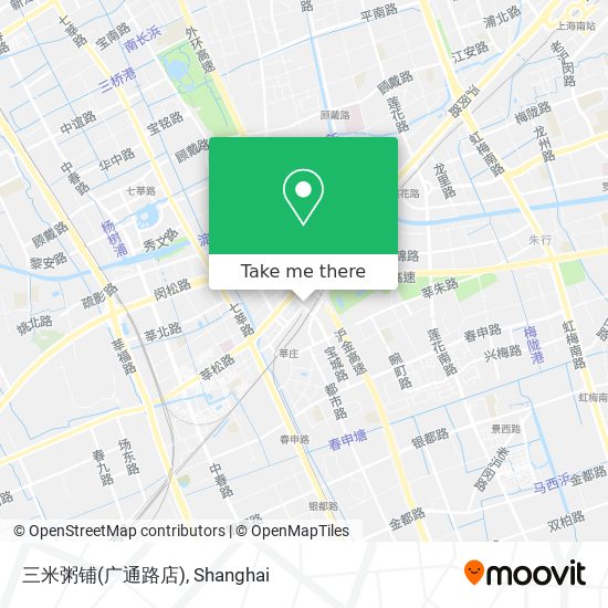 三米粥铺(广通路店) map