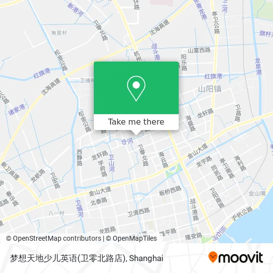梦想天地少儿英语(卫零北路店) map