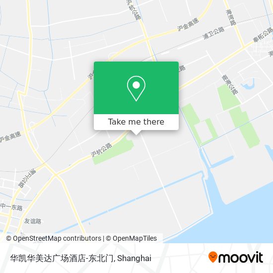 华凯华美达广场酒店-东北门 map