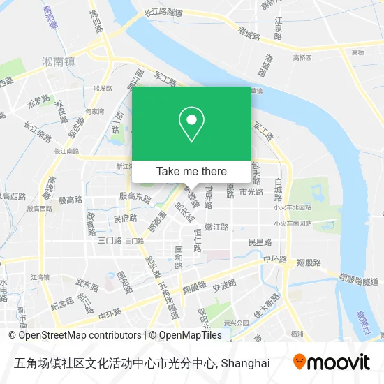 五角场镇社区文化活动中心市光分中心 map