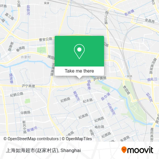 上海如海超市(赵家村店) map