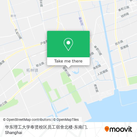 华东理工大学奉贤校区员工宿舍北楼-东南门 map